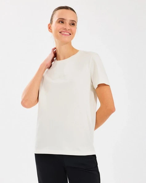 Skechers S2510029-102 W Essential Crewneck Kadın Spor Tişört - Resim 2