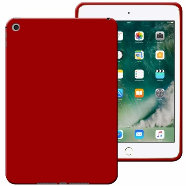 Apple iPad Mini / Mini 2 / Mini 3 Uyumlu Rubber Yıkanabilir Silikon Kılıf ürün görseli 1