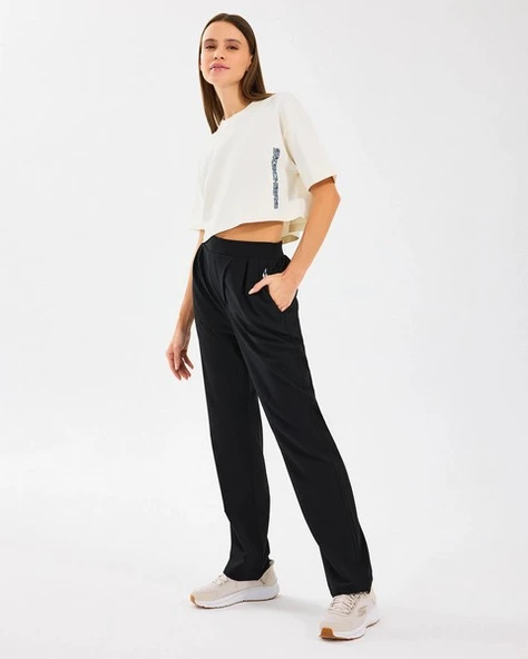 Skechers S2510121-001 W Micro Wide Leg Kadın Eşofman Altı