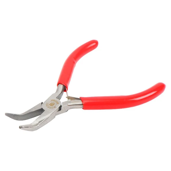 WORKPRO WP231039 145MM Elektronikçi Mini Eğri Kargaburnu Pense ürün görseli