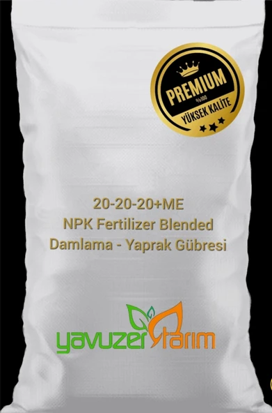 20 20 20 Te Npk Kompoze Yaprak ve Damlama Gübresi 1 Kilo
