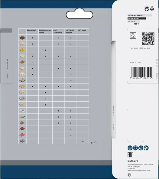 BOSCH 160x20x1,5 mm 48 Diş PRO Wood Ahşap Elmas Daire Testere Bıçağı - 7