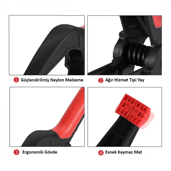 WORKPRO WP232009 19mm Plastik Mandal/İşkence - 5