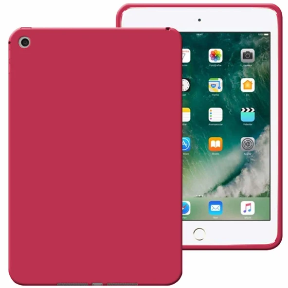 Apple iPad Mini / Mini 2 / Mini 3 Uyumlu Rubber Yıkanabilir Silikon Kılıf - Resim 6