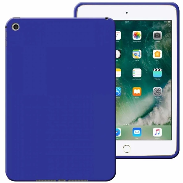Apple iPad Mini / Mini 2 / Mini 3 Uyumlu Rubber Yıkanabilir Silikon Kılıf - Resim 4