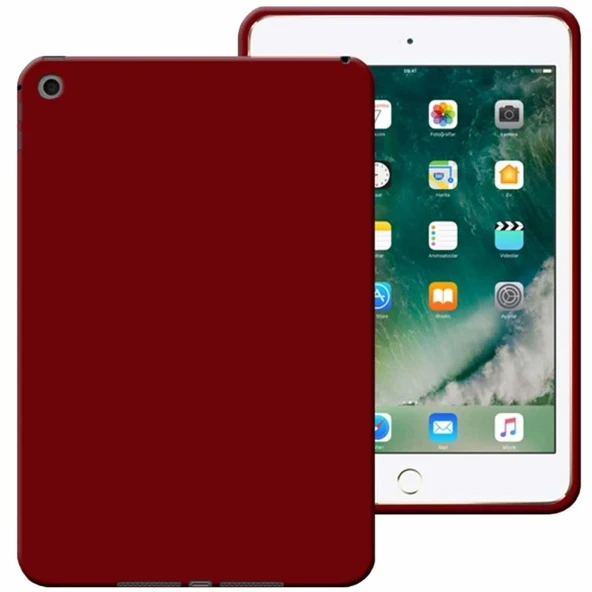 Apple iPad Mini / Mini 2 / Mini 3 Uyumlu Rubber Yıkanabilir Silikon Kılıf - Resim 3