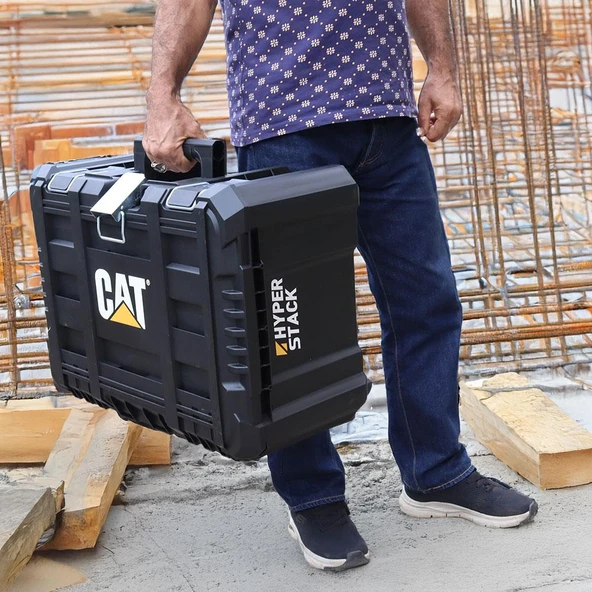 CAT DA41003 HYPER STACK 43 Litre Ağır Hizmet Tipi Kilitli Takım Çantası - 4