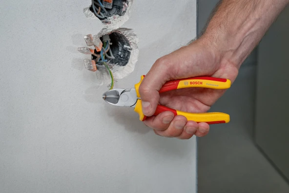 BOSCH Profesyonel VDE 1000 Volt 3 Parça Elektrikçi Pense Seti (1600A02NG0) - 6