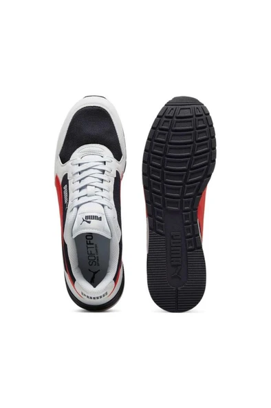 Puma ST Runner v4 Mesh 399666 04 Erkek Yürüyüş ve Koşu Ayakkabısı Laci Kırmızı Gümüş 40-45 - 5