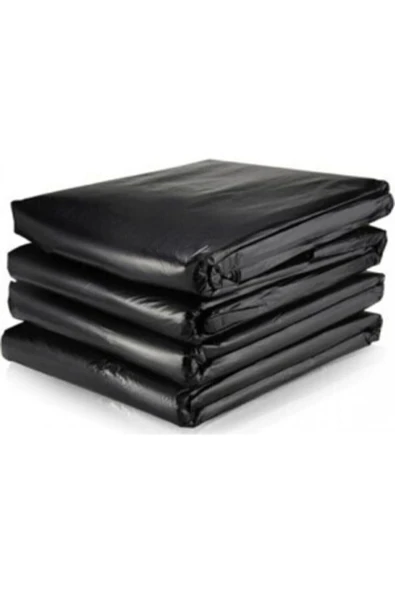 10 Kg KALIN Dökme Çöp Torbası 80x110 Cm Ağır Hizmet Çöp Poşeti Jumbo Boy Siyah Renkli - 4