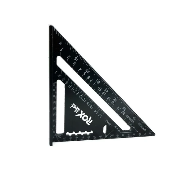 Rox Wood 0023 Alüminyum Üçgen Marangoz Gönye 175 mm - 9