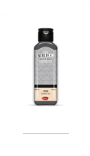 Artdeco Akrilik Boya 140ml Grafiti Gri 3705 - 1