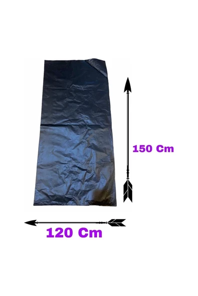 Dökme Kalın Çöp Poşeti 120 X 150 Cm 5'li Çöp Torbası