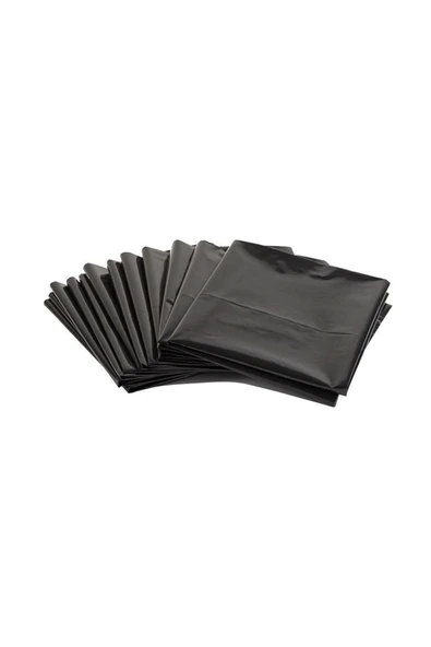 Dökme Çöp Torbası 80x110 Cm Ağır Hizmet Kalın 5 Kg Çöp Poşeti Jumbo Boy Siyah Renkli - 4