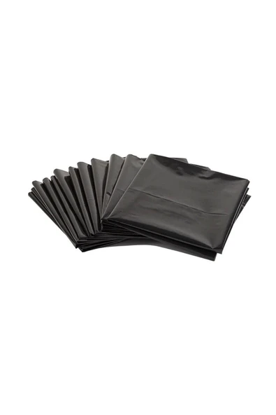 10 Kg KALIN Dökme Çöp Torbası 80x110 Cm Ağır Hizmet Çöp Poşeti Jumbo Boy Siyah Renkli - 5
