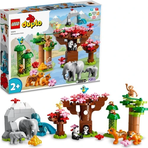 LEGO® Duplo® Vahşi Asya Hayvanları 10974 - 2 Yaş ve Üzeri Çocuklar Için Vahşi Hayvan Oyuncak Yapım Seti (117 Parça)