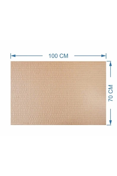 70x100 Oluklu Mukavva Karton (10lu Paket) 3mm - Düz Karton Levha - Tuval Kartonu - Proje Kartonu