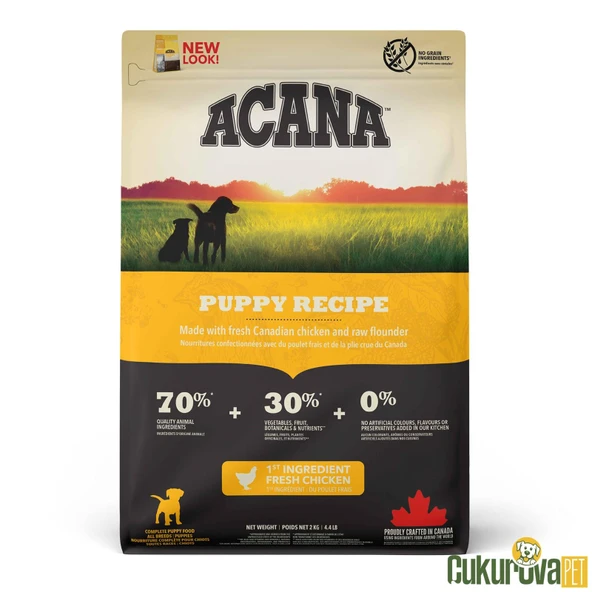 Acana Heritage Puppy Junior 2 kg Tavuklu Tahılsız Yavru ve Genç Köpek Maması