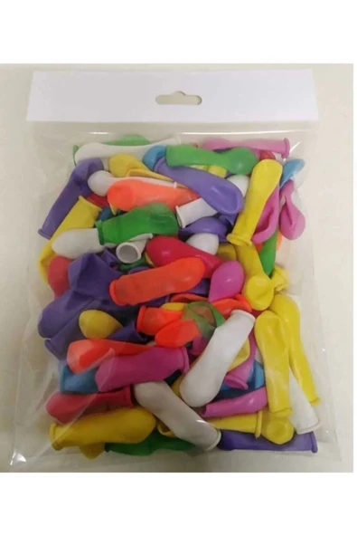 100 Adet Su Balonu Renkli Balon Renkli Su Balonu Oyuncak Balon - 3