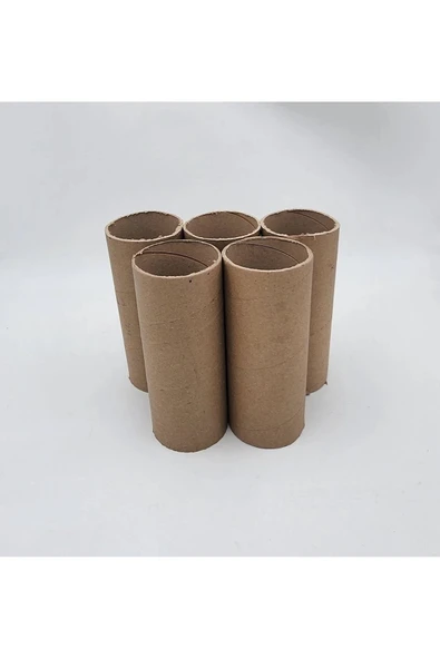 1 ADET Rulo Kargo Tüpü Silindir Kutu Karton Masura Postüp Korumalık Kutu 20 Cm Uzunluk 8Cm Çap - Resim 4