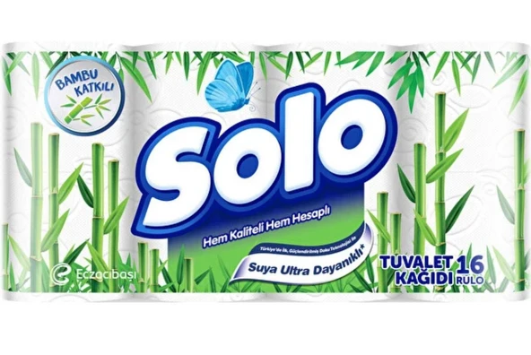Solo Tuvalet Kağıdı Bambu Katkılı 16LI