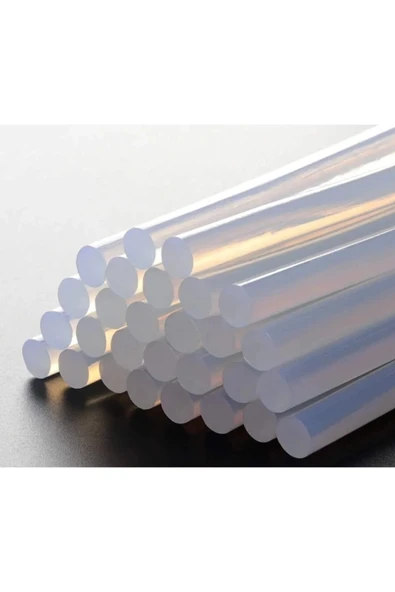 25 Adet Kalın Silikon Sıcak Mum Silikon Çubuk Tabanca Mumu Silikon Tabancası Mumu Extra Sağlam Tutuculuk - Resim 2