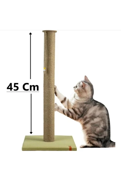 1 Adet Rulo Kargo Tüpü 45 Cm Uzunluk 8cm Çap Silindir Kutu Karton Masura Kedi Tırmalama Için Kutu - 3