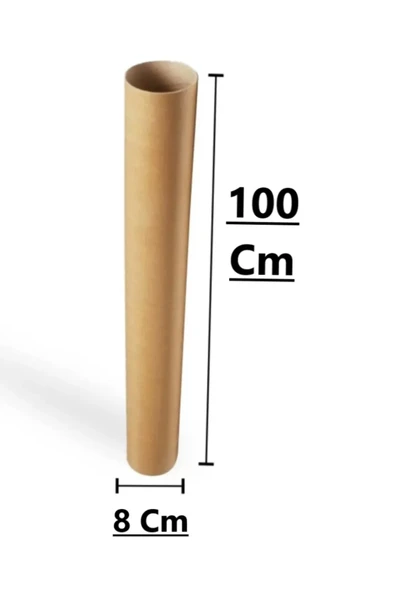 5 Adet Karton Masura Boy 100 Cm , İç Çap 8 Cm Masura (5 Adet Fiyatıdır ) - 5