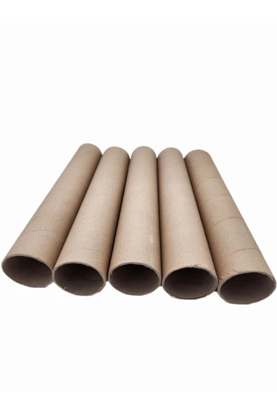 1 Adet Rulo Kargo Tüpü 45 Cm Uzunluk 8cm Çap Silindir Kutu Karton Masura Kedi Tırmalama Için Kutu - 4