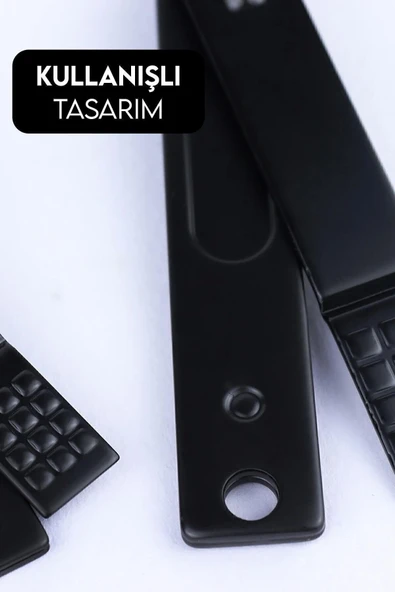 Deri Çantalı 17 Parça Profesyonel Manikür Pedikür Seti Siyah - 6