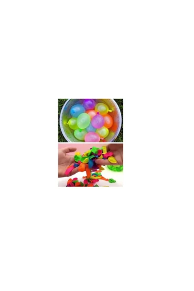 100 Adet Su Balonu Renkli Balon Renkli Su Balonu Oyuncak Balon - 6