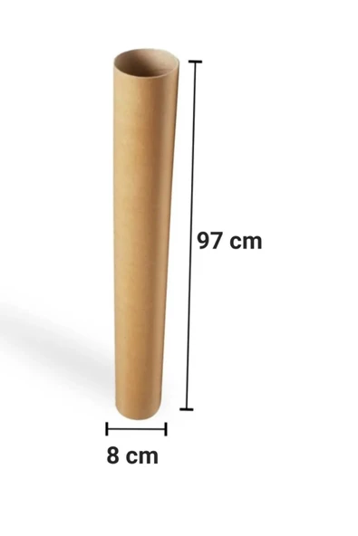 Karton Masura Boy 97 Cm , Iç Çap 8 Cm Masura (1 Adet Fiyatıdır )