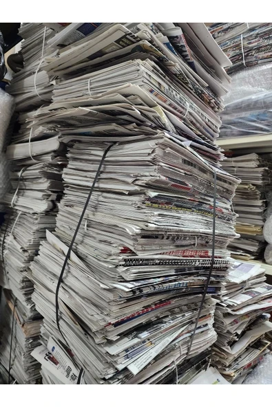 Bayi Çıkışlı Eski Gazete 10 Kg Taşınma Gazete Kağıdı Ambalaj Kağıdı