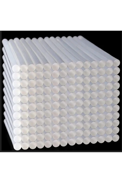 100 ADET İnce Silikon Sıcak Mum Silikon Çubuk Tabanca Mumu Silikon Tabancası Mumu 1.Kalite Tutuculuk ürün görseli