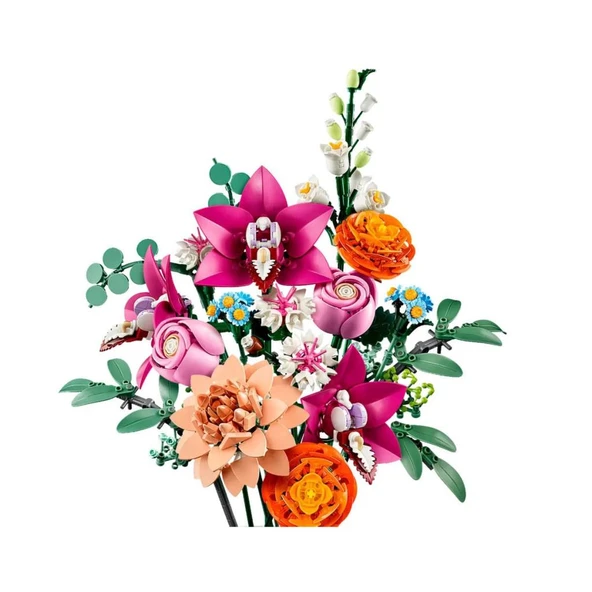 10342 Lego iconic Botanicals Pembe Çiçek Buketi 749 parça +18 yaş - 2