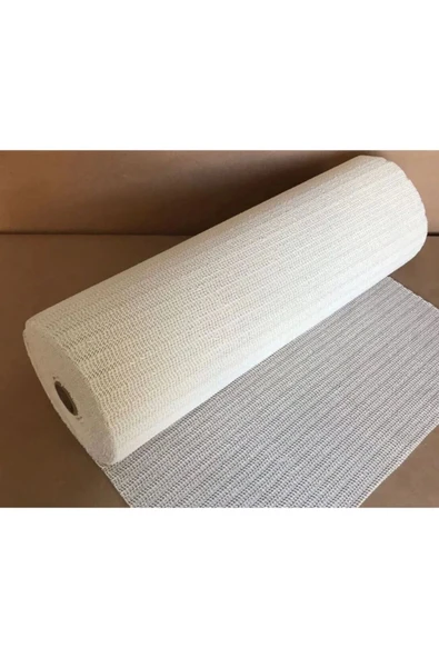 Halı Kaydırmaz Boy 5 Metre Genişlik 60 Cm Krem Renk 1. Kalite Kalın Kaymaz Orijinal Üründür