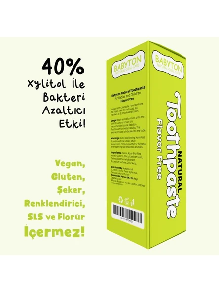 Babyton Organik Doğal Natural Diş Macunu 50 Gr - 3