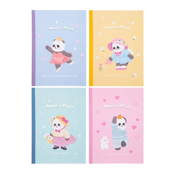 Deli Annie’s Diary Soft Cover Notebook A5 Çizgili 40Yp. A540