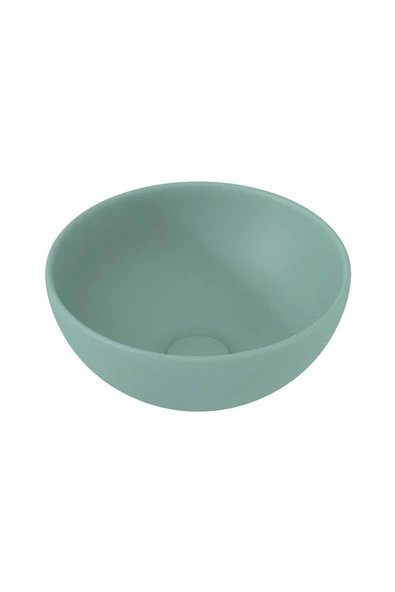 Bocchi Sottile Slim Çanak Lavabo 26 Cm Mat Mint Yeşil 1471-033-0125
