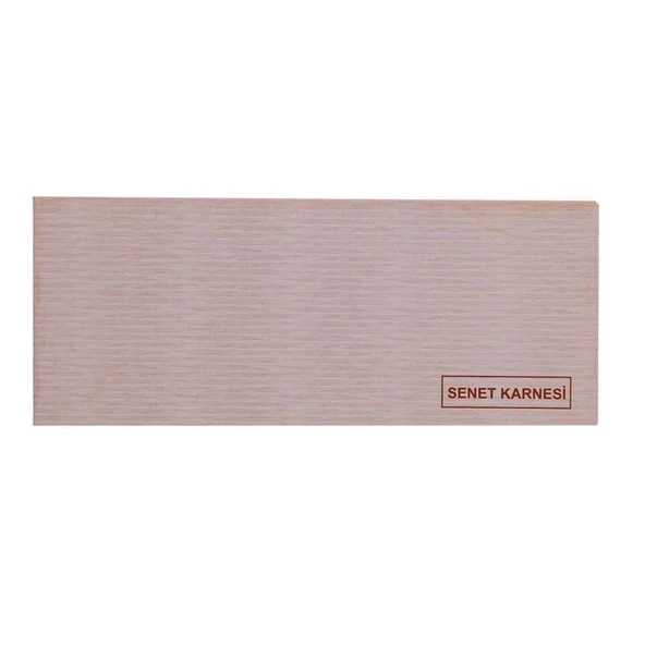 Dilman Senet Karnesi Defter Tipi 50'li - 4