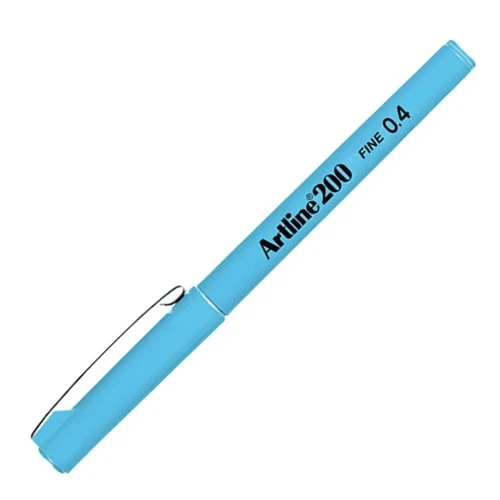 Artline Fineliner İnce Uçlu Kalem 0,4 Açık Mavi