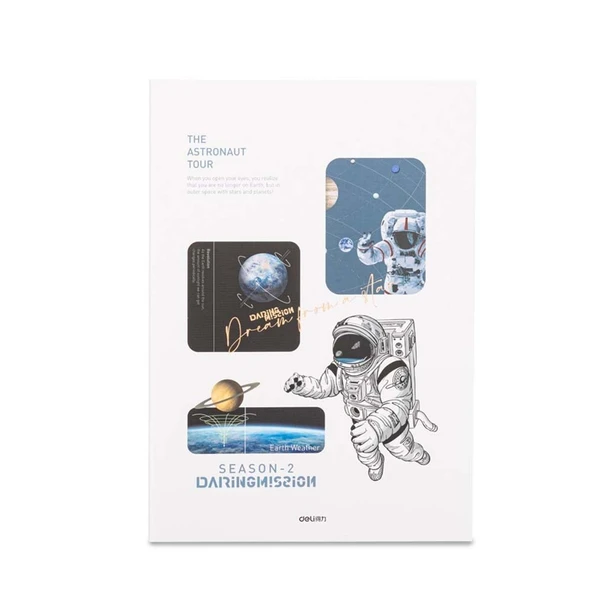 Deli Daring Mission Sewing Notebook Çizgili FA440 - 2