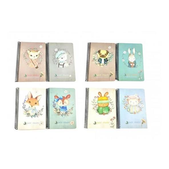 Gıpta Easy Notes Sp.Sert Kapak Defter 17x24cm 120 yp Çizgili 4743 - 2