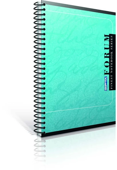 Gıpta Forum Spiralli Karton Kapak Kareli Defter A4 120 Yaprak - 2