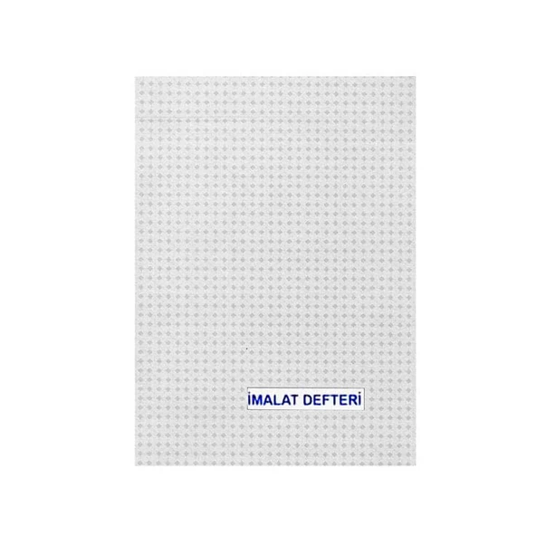 Dilman İmalat Defteri Karton Kapak 40 Yaprak - 2