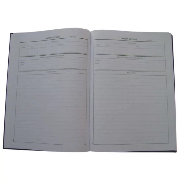 Dilman Karar Defteri Karton Kapak Numaralı 40 Yaprak - 2