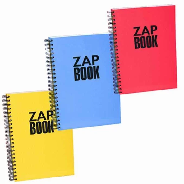 Clairefontaine Zap Book Uzun Kenarı Spiralli Sketch Defter 80g 160 Yaprak - 4