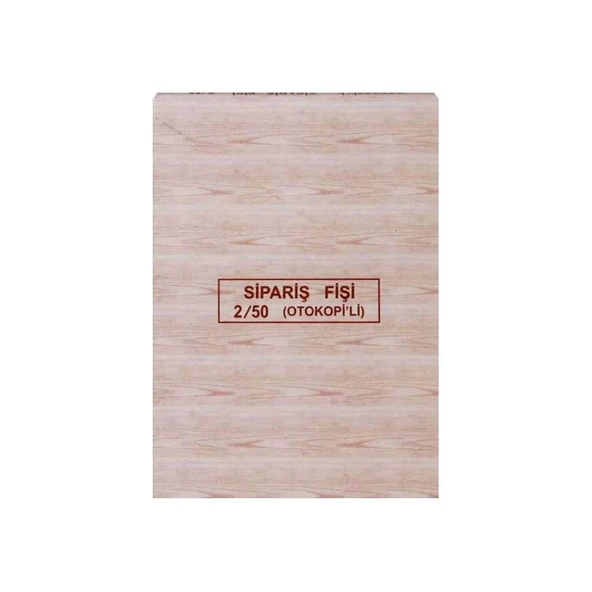 Dilman Sipariş Fişi 2-50 Otokopili 0084 - 4
