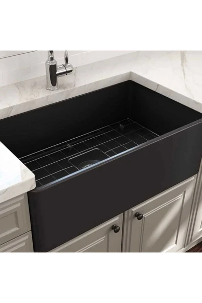 Bocchi Lavello Mutfak Eviyesi 76 cm Mat Antrasit 1138-020-0120-03