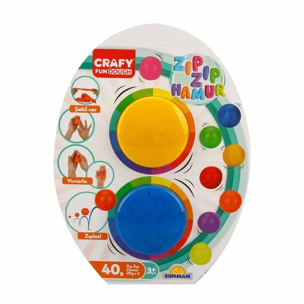 2'li Zıp Zıp Oyun Hamuru 40 gr - 5